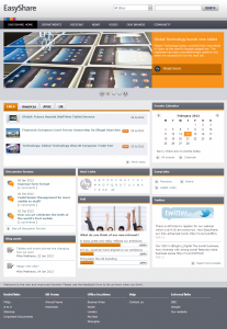 EasyShare homepage